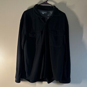 Sporto Black Men's Lightweight Shirt Jacket